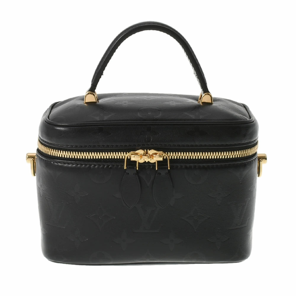 Louis Vuitton Monogram Ink Vanity Black Leather Handbag